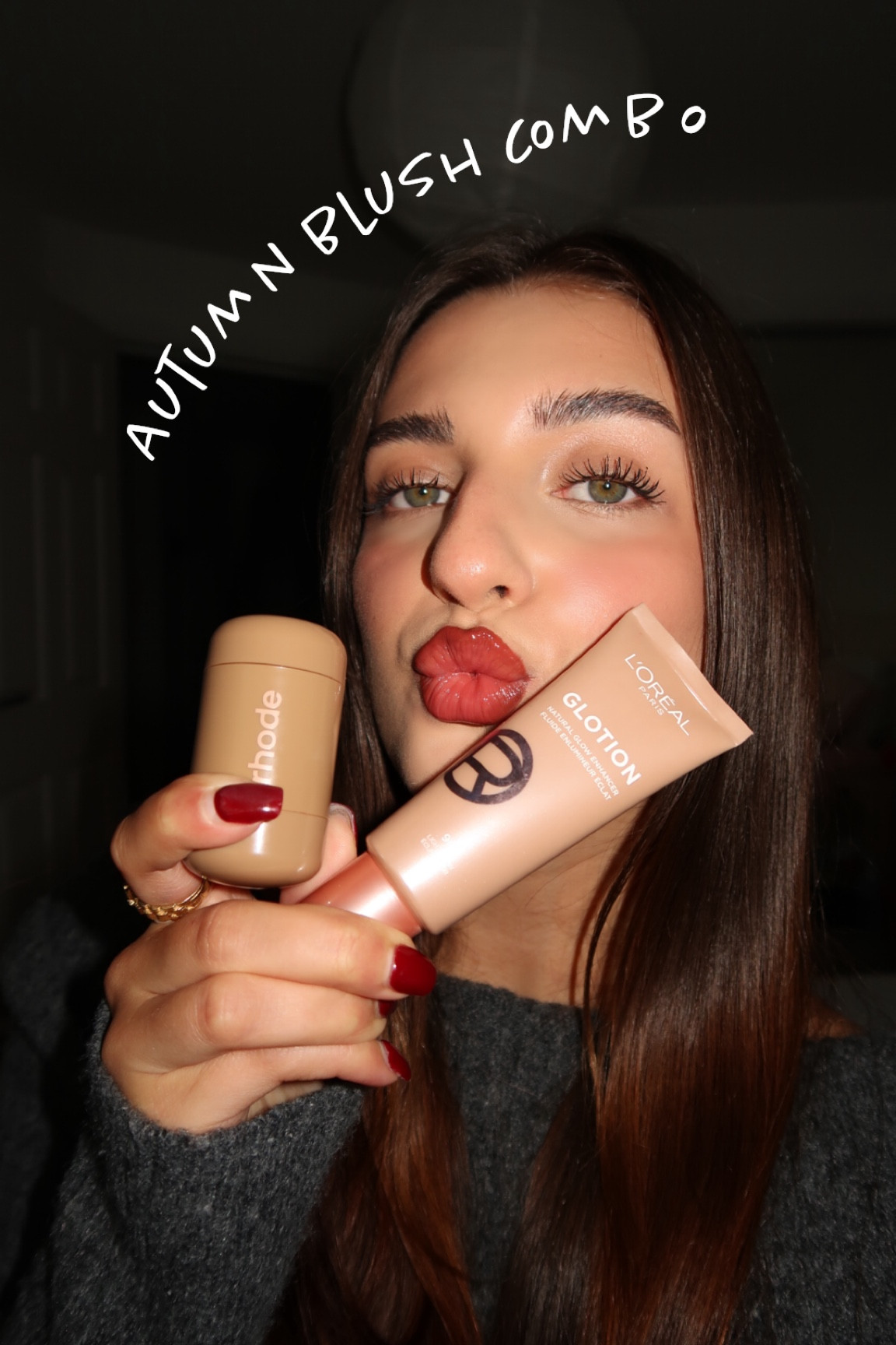 the perfect autumn/winter blush combo 🐻🎀 

✨rhode pocket blush in “toasted teddy”
✨ loreal lumi Glotion “902 light glow"

#LTKwinter #LTKmakeup #LTKbeauty
