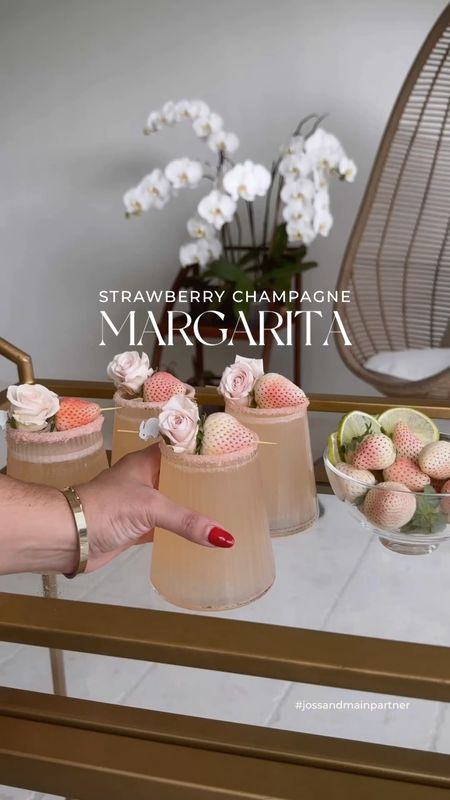 Strawberry Champagne Margarita for Spring with @Jossandmain #jossandmainpartner  🥂 🌸 This cocktail is so refreshing & perfect for all of the  Spring brunches coming up. Scroll below to save the full recipe & make sure to check out some of my favorite new Joss and Main finds for the home (like these gorgeous cups)


🥂Strawberry Champagne Margarita Recipe
Mix:
1 cup strawberry lemonade
¼  cup of white tequila
¼ cup of triple sec
1 cup of champagne
Splash of lime
Rim your glass with salt or sugar
Pour & garnish!
Cheers


#jossandmaincommunity #jmspringsummeredit #myjossandmain #liketkit #ltkhome #spring #springrefresh #springdecor #ltkseasonal

#LTKparties #LTKhome #LTKSeasonal