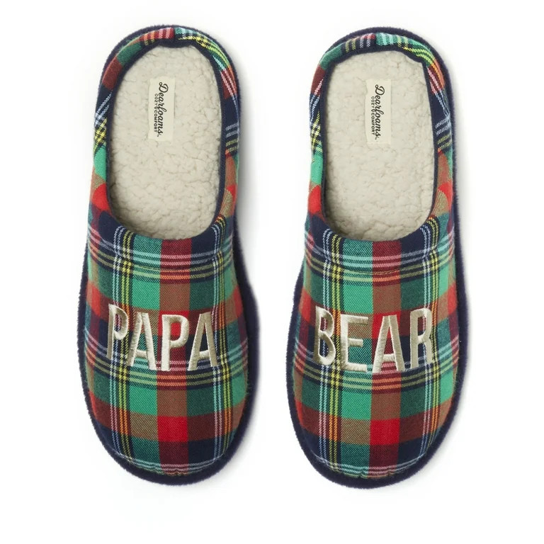 Dearfoams Family Bear Matching Comfort Slippers, Sizes Baby to Adult - Walmart.com | Walmart (US)
