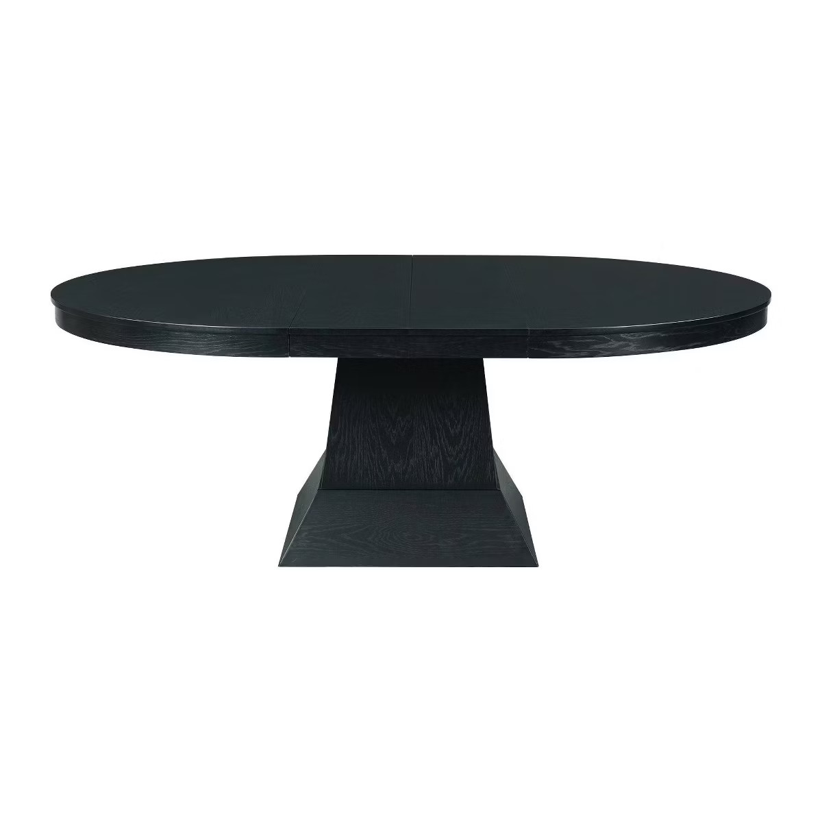 Mara Oval Extendable Dining Table Dark Oak - Picket House Furnishings: Modern Pedestal, Seats Up ... | Target