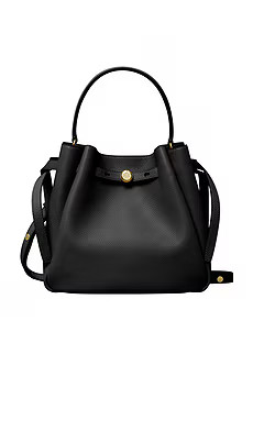Tory Burch Romy Bucket Bag in Black from Revolve.com | Revolve Clothing (Global)