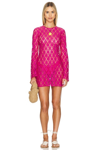 BEACH RIOT Goldie Dress in Bright Fuchsia from Revolve.com | Revolve Clothing (Global)