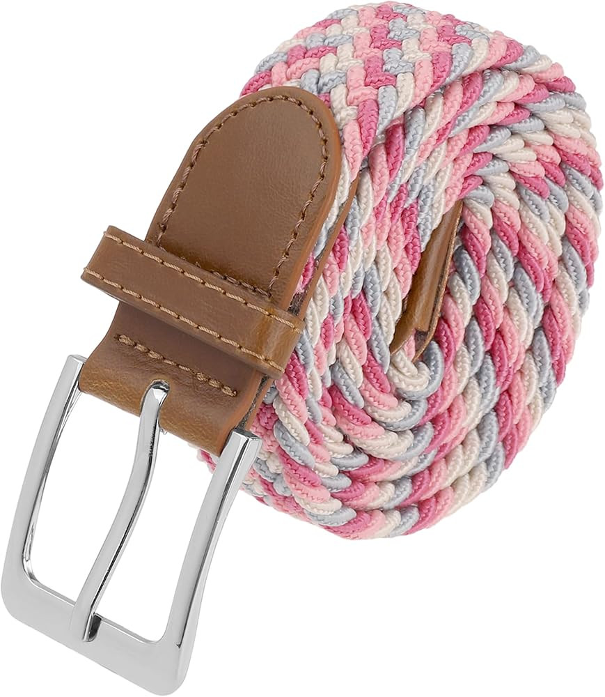 Women's Braided Stretch Waist Belt with Metal Pin Buckle | Amazon (US)