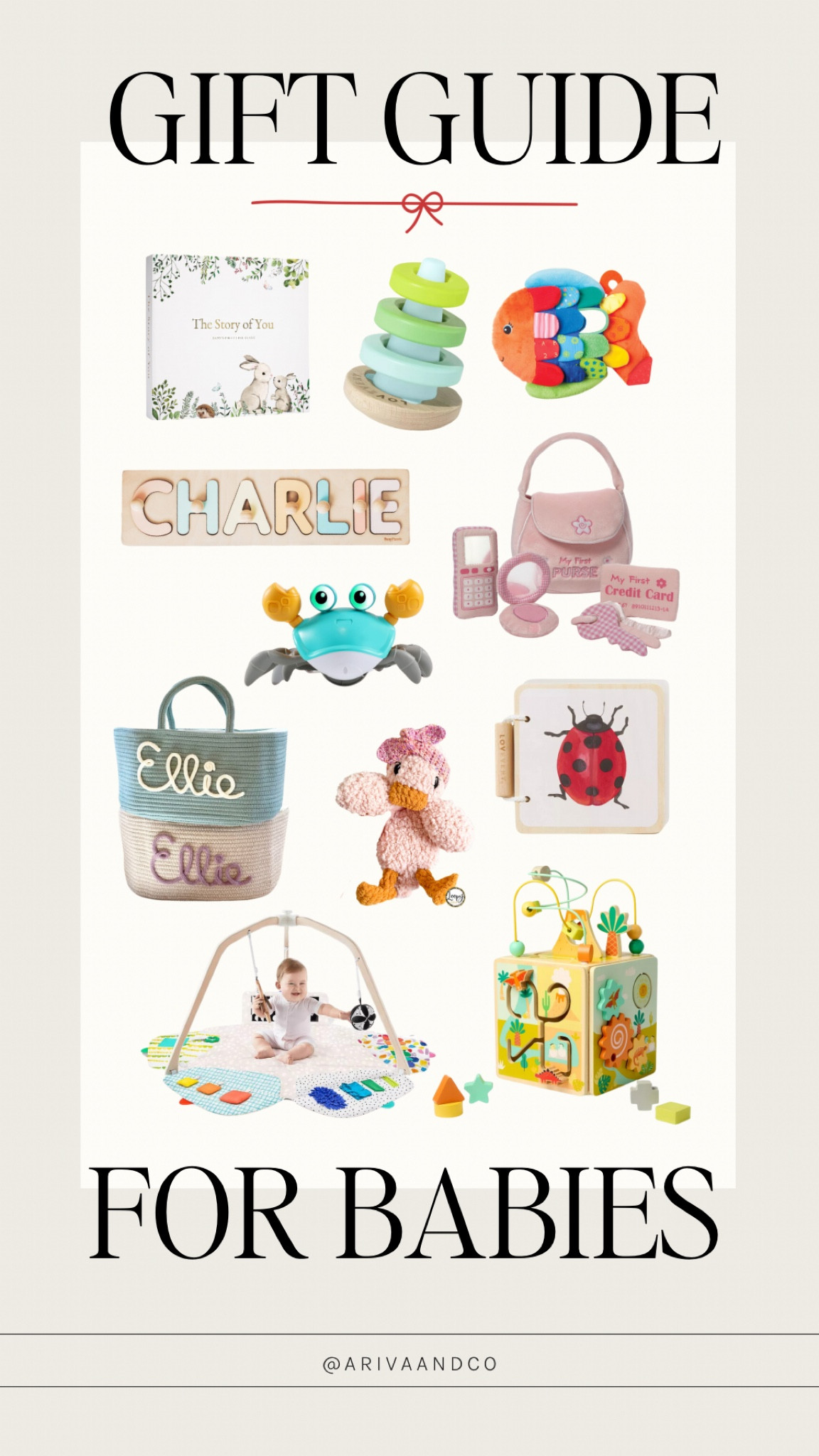 Gift guide for babies, Christmas present for baby girl, gift for baby boy, gift for one year old 

#LTKGiftGuide #LTKBaby #LTKHoliday