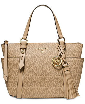 Logo Sullivan Convertible Top Zip Tote | Macy's