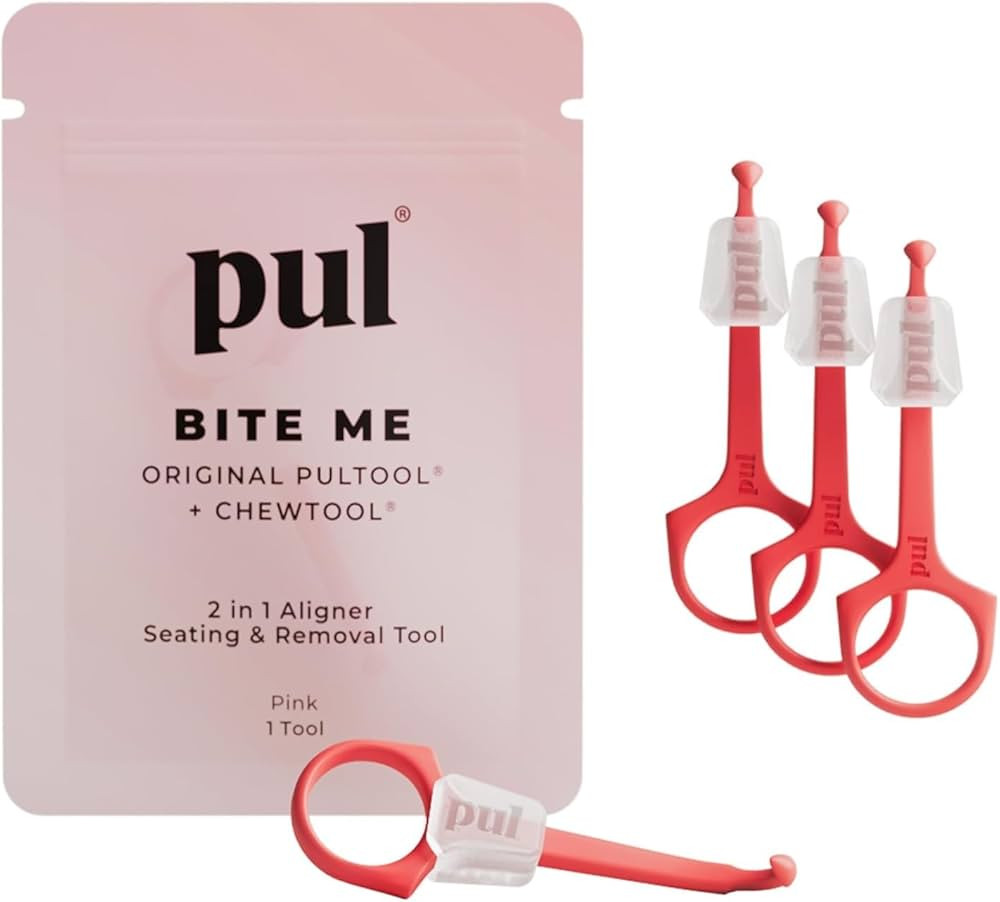 PUL Pack of 4 2-in-1 Invisalign Chewies and Aligner Removal Tool for Clear Aligners, Retainers an... | Amazon (US)
