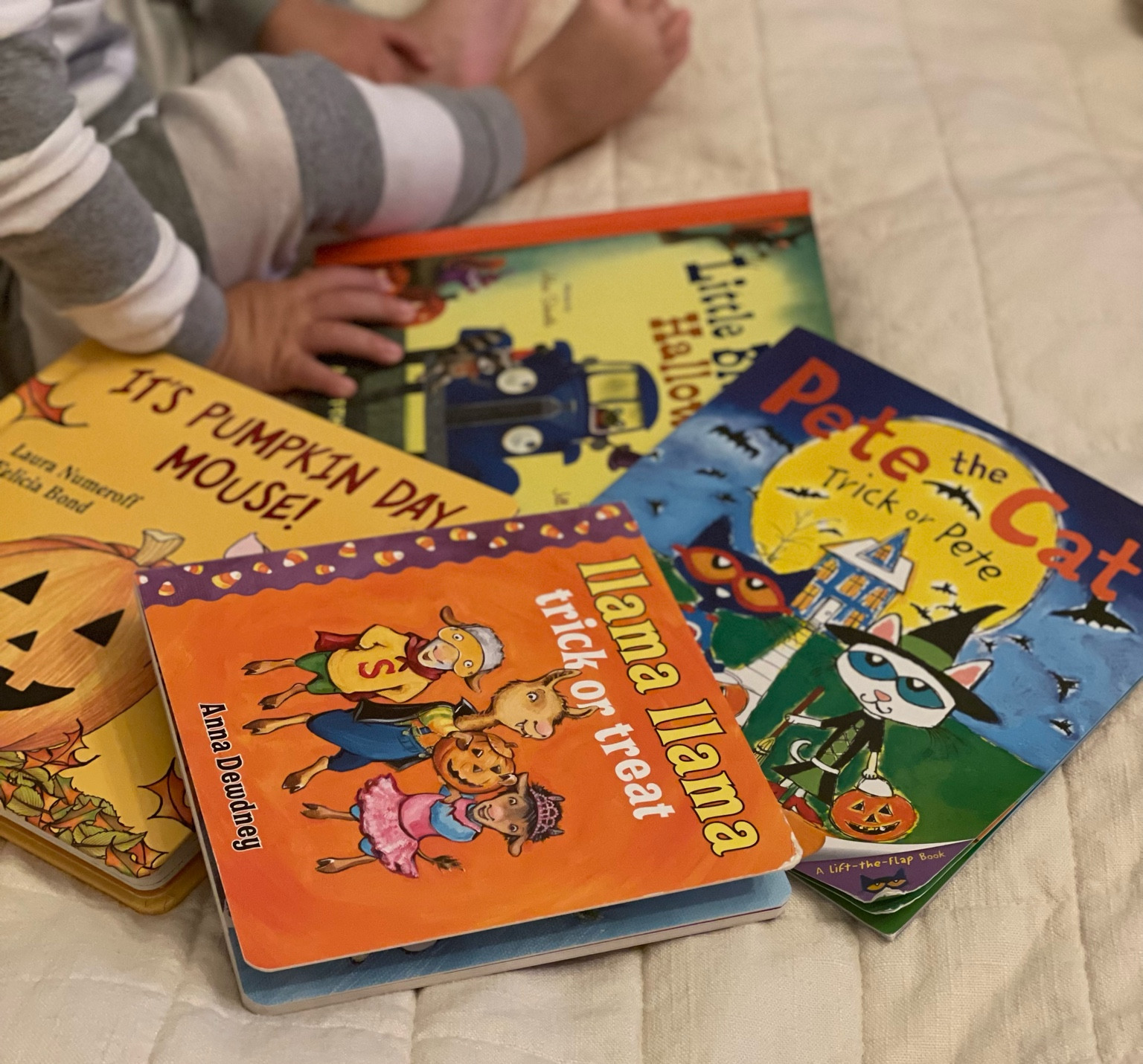 Halloween books 🎃

These books have been on repeat. Add these to boo baskets. During chair chat, mom’s have shared they gift books vs. candy to their kids. 

#LTKHalloween