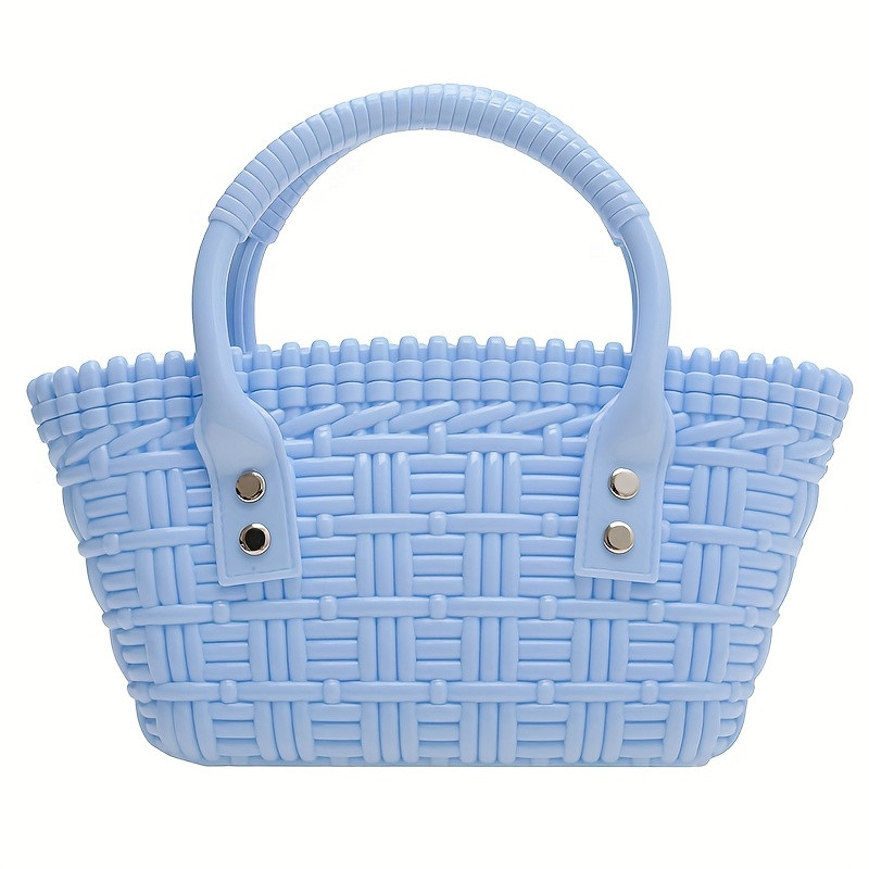 Ladies' Small Handbag, Clutch, Stylish Mini Tote, Woven Waterproof Beach Bag. | Temu Affiliate Program