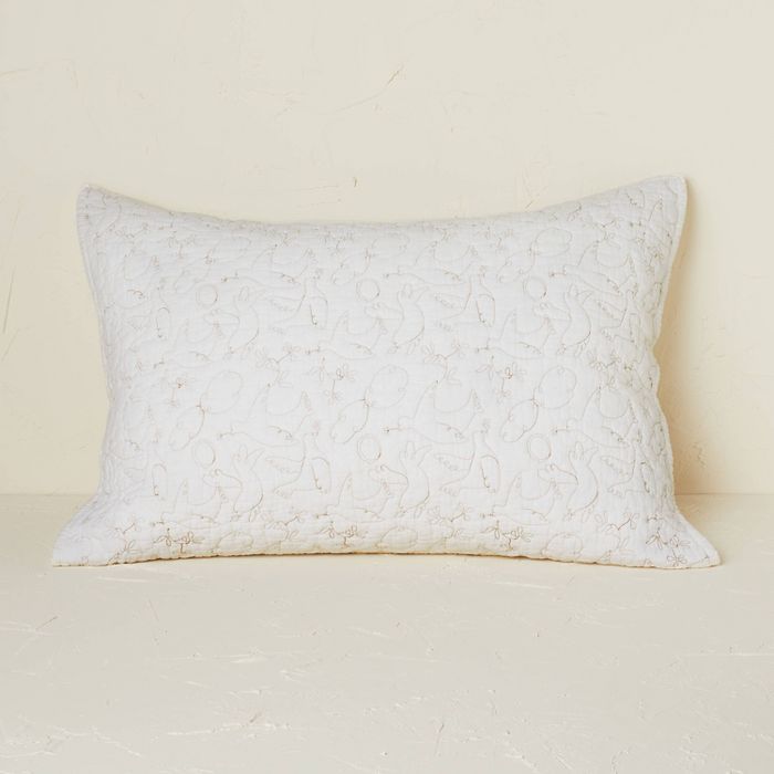 Dove Stitch Quilt Sham Off-White - Opalhouse™ designed with Jungalow™ | Target
