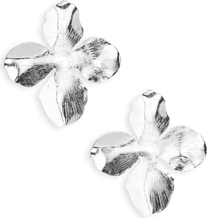 Nordstrom Etched Petal Stud Earrings | Nordstrom | Nordstrom