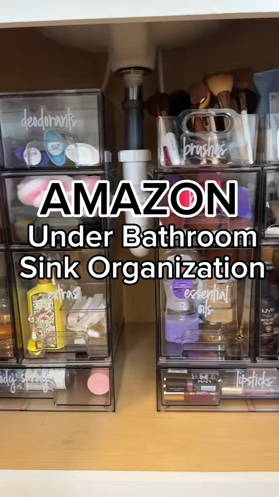 Amazon Under Sink Organization | Bathroom Storage Ideas
Organizing under the bathroom sink can make a huge difference in keeping everyday essentials easy to find. I used clear drawer organizers, storage bins, and stackable containers to create a clean and functional system where everything has its own place.
Simple organization tools like these help maximize cabinet space while keeping your bathroom looking neat and clutter-free.
Shop the Amazon bathroom organization products from this setup below.
Let’s decorate. ✨ 

 #LTKSeasonal #LTKHome #LTKSaleAlert