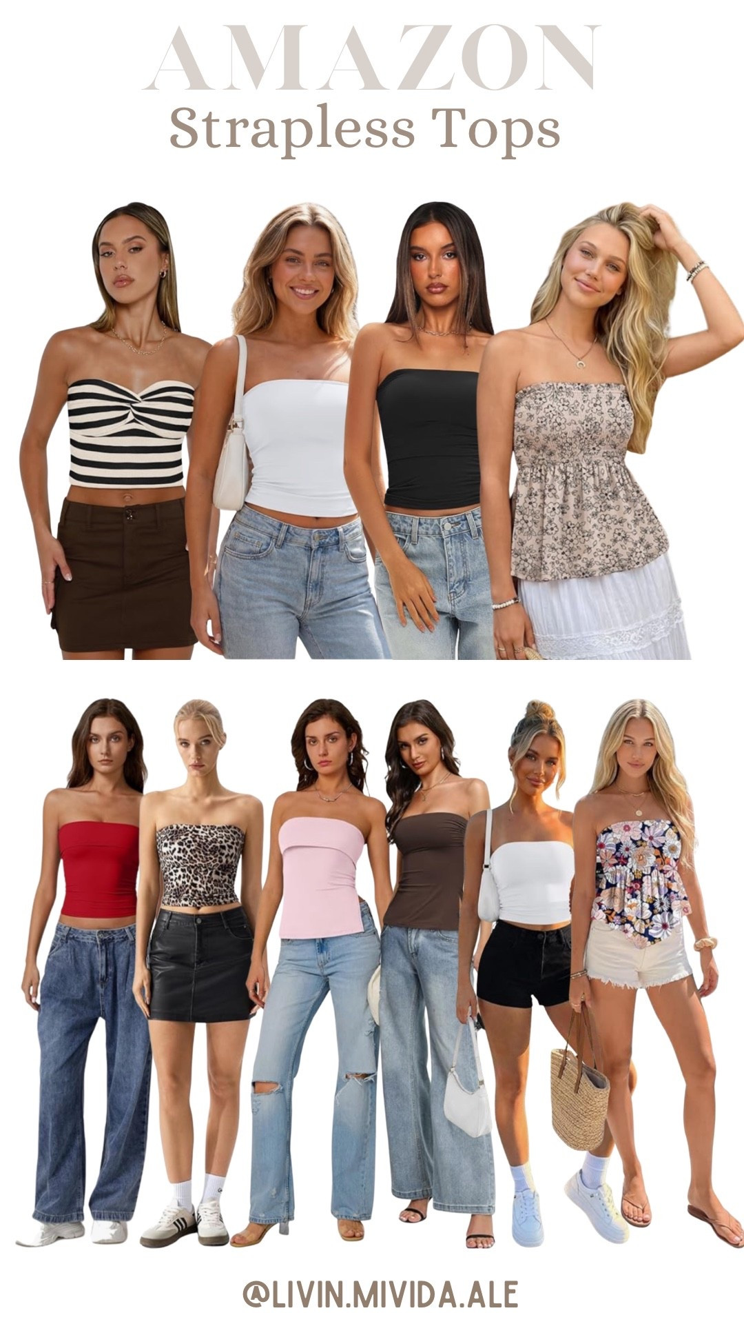 Strapless tops ✨

#amazon #tops #women

#LTKSeasonal #LTKootd #LTKMothersDay