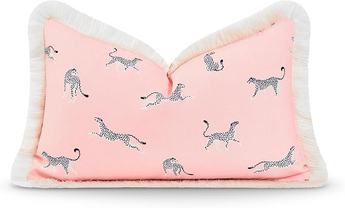 Hofdeco Premium Tropical Patio Indoor Outdoor Lumbar Pillow Cover Only, 12"x20" Water Resistant f... | Amazon (US)