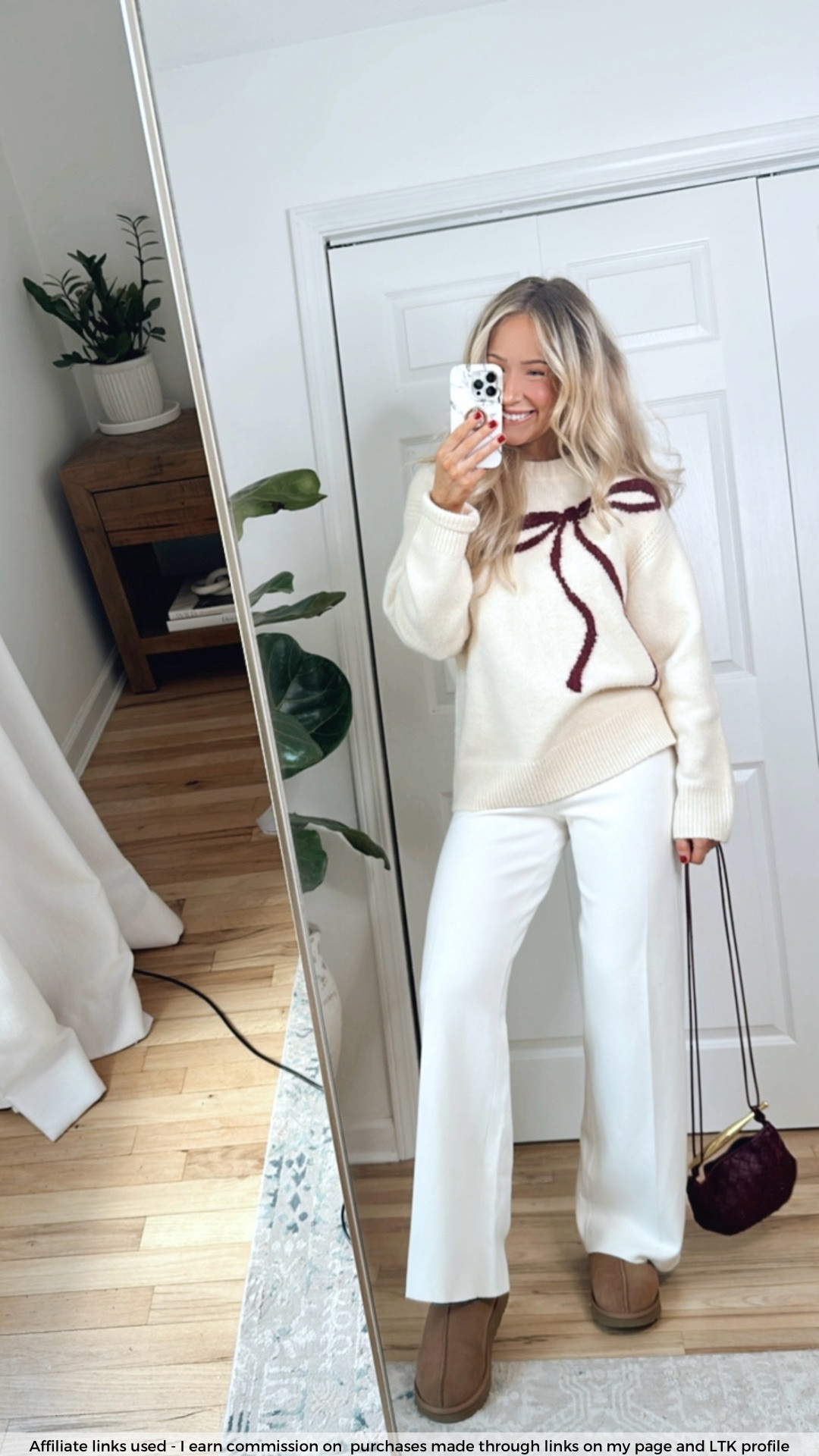 Casual holiday outfit 

Aritzia lounge pants
J.Crew bow sweater 


#LTKCyberWeek #LTKHoliday