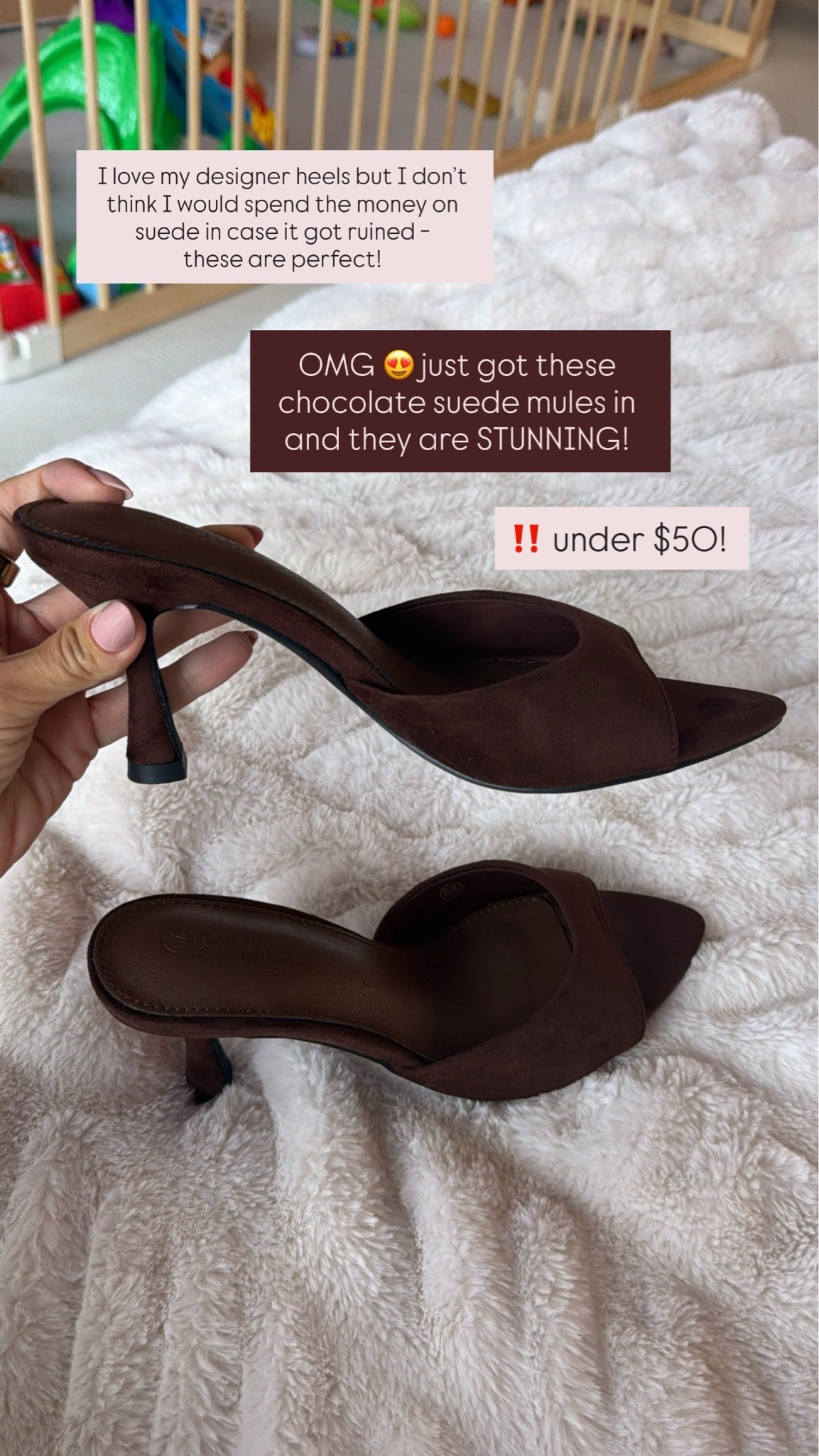 Suede Kitten Heels 😍

#LTKootd