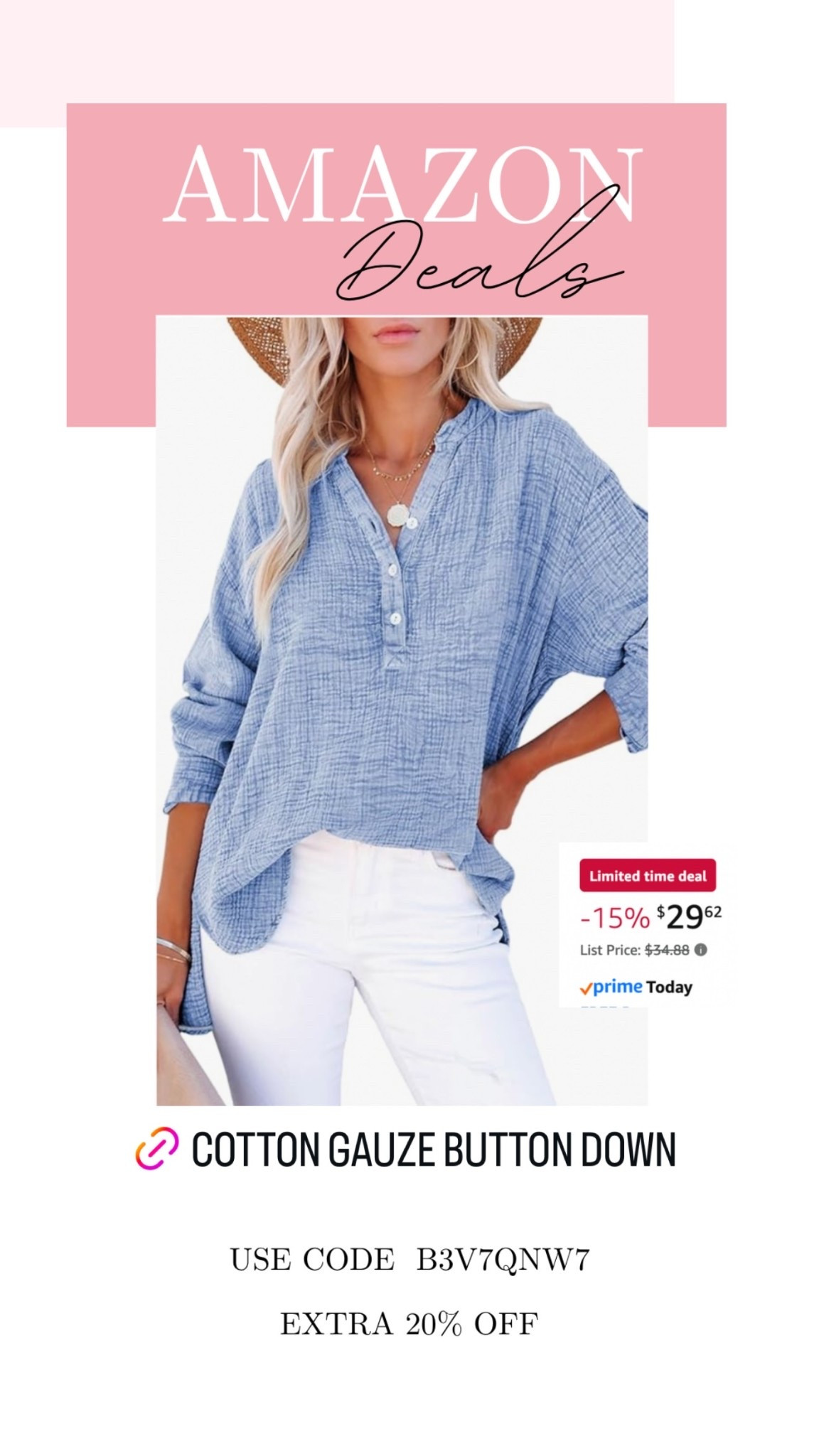 Cotton gauze button down on deal!!

#LTKSeasonal #LTKMidsize #LTKSaleAlert