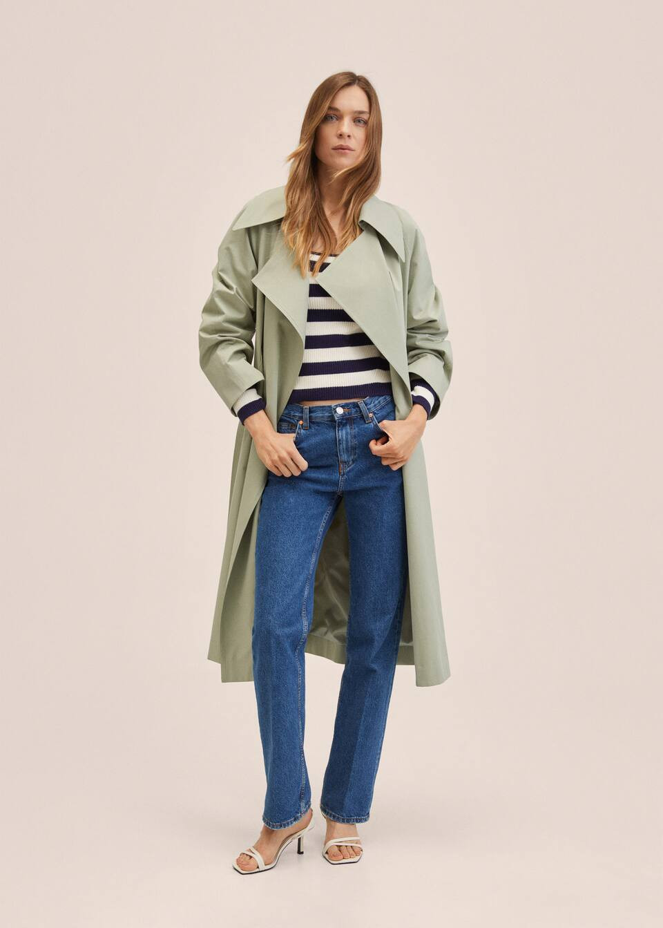 Low waist wideleg jeans -  Women | Mango USA | MANGO (US)