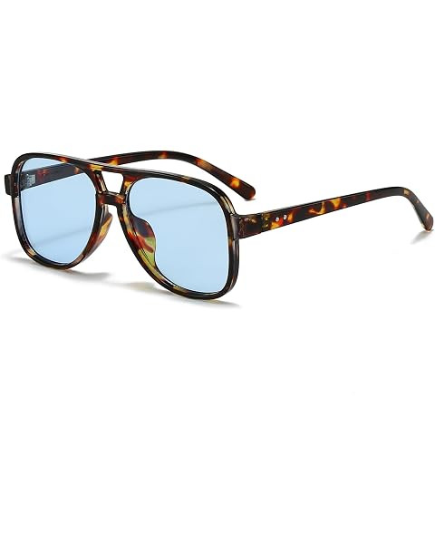 SOJOS Retro Sonnenbrille für Damen Herren,Polycarbonat Linse, Trendy Rechteckige Sonnenbrille 90... | Amazon (DE)