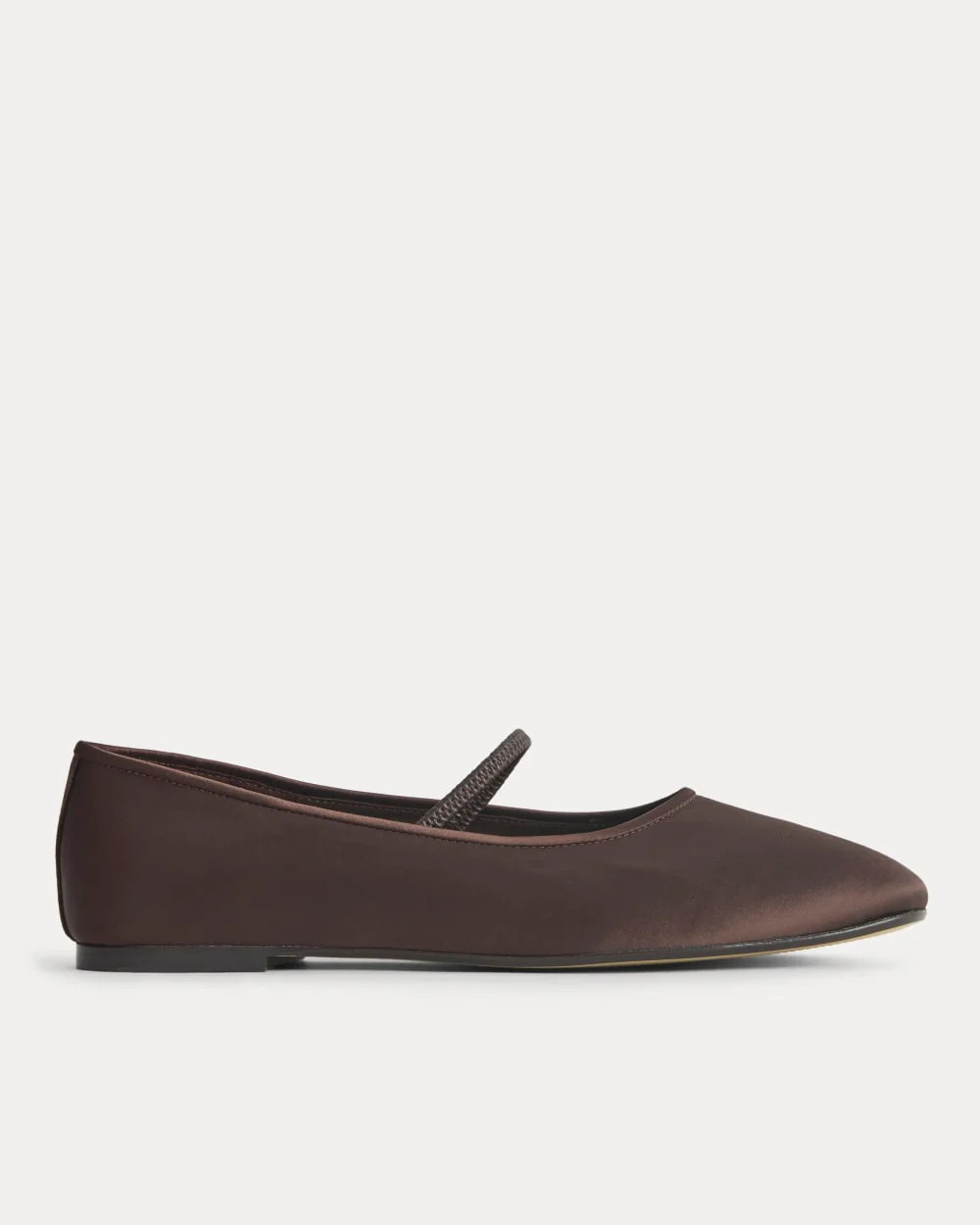 Everlane Day Mary Jane In Deep Brown, Size 10.5, Leather | Everlane