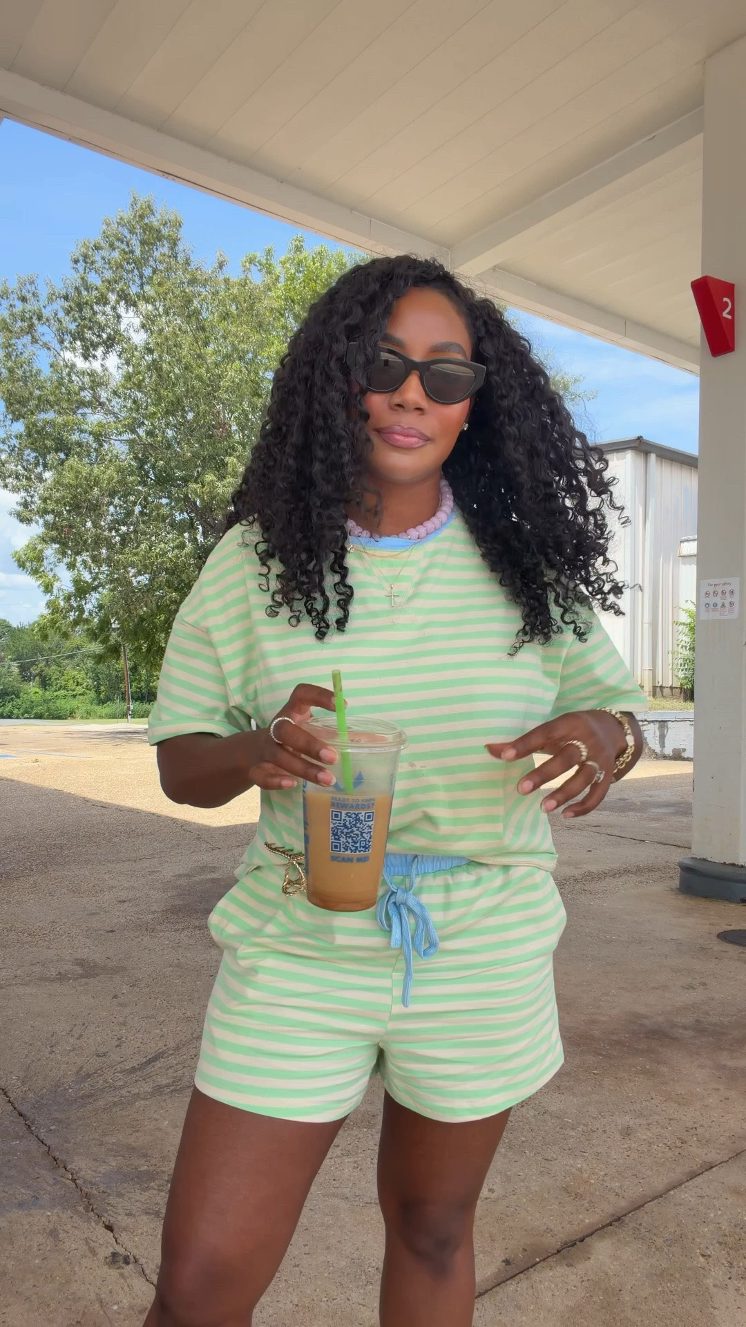 Size: medium

Roadtrip outfit, matching outfit, matching set, striped set, daily drills dupe, Amazon fashion, Amazon shirt, Amazon shorts, mom outfit, comfortable outfit, comfy outfit, summer outfit, mom style, affordable set, colorful set, chunky necklace, beaded necklace, colorful necklace, travel outfit

#LTKootd #LTKmomlife #LTKTravel