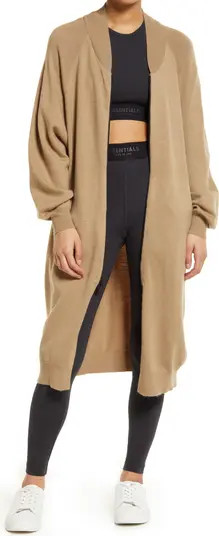 Fear of God Essentials Long Zip-Up Cardigan | Nordstrom | Nordstrom
