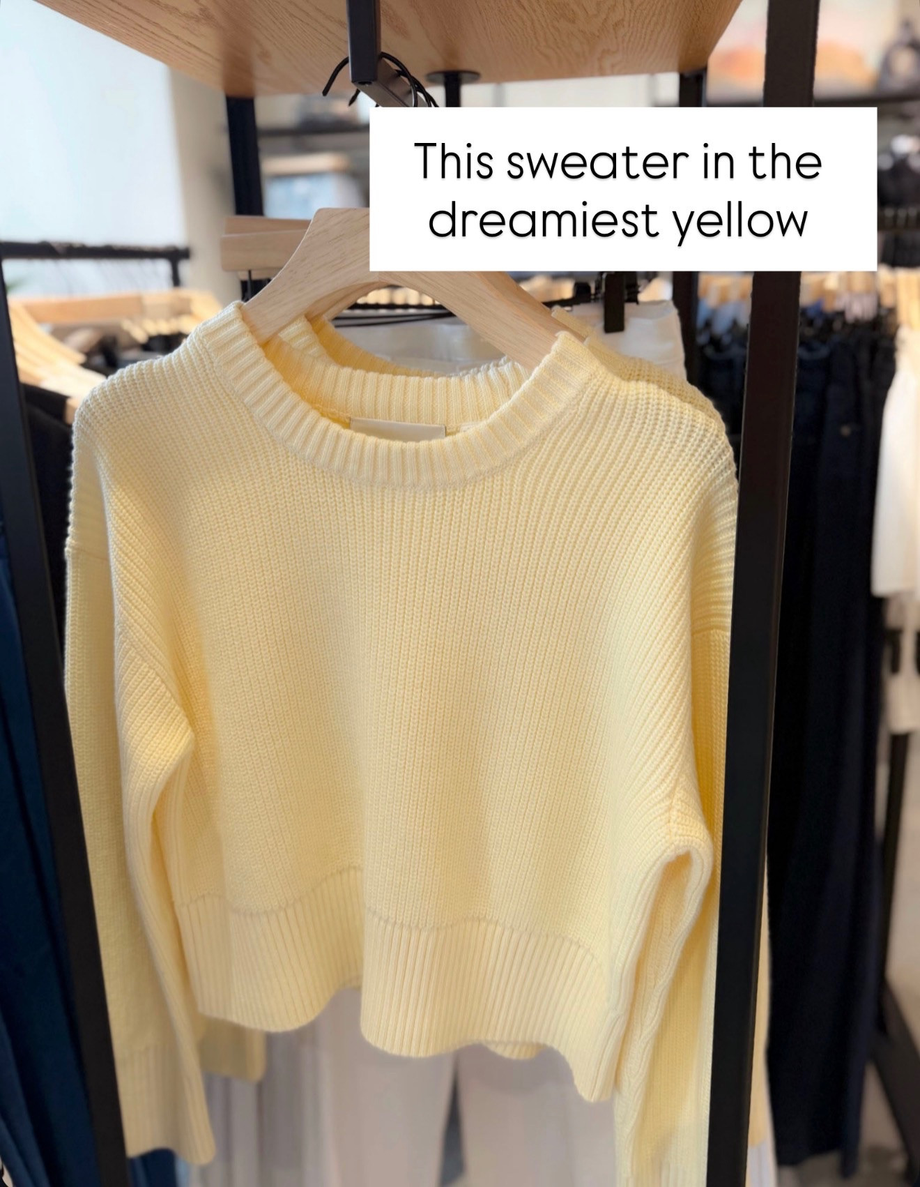 This butter yellow is so cute and soft! Love this for springtime. Cute sweaters butter yellow cute sweater outfit cute style Annabrstyle 

#LTKdayinmylife #LTKmomlife #LTKOver40