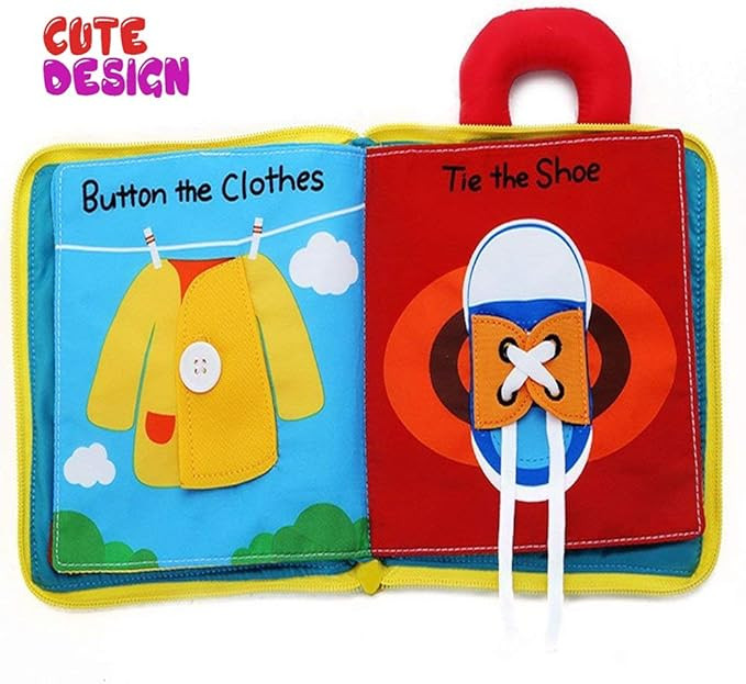 beiens My Quiet Books - Soft Activity Books for Babies, Toddler Learning Sensory Story Book, Life... | Amazon (US)