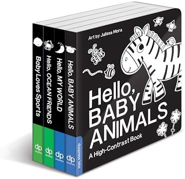 High Contrast Baby Book Set: 4 Board Books for Newborns      Board book – April 9, 2024 | Amazon (US)