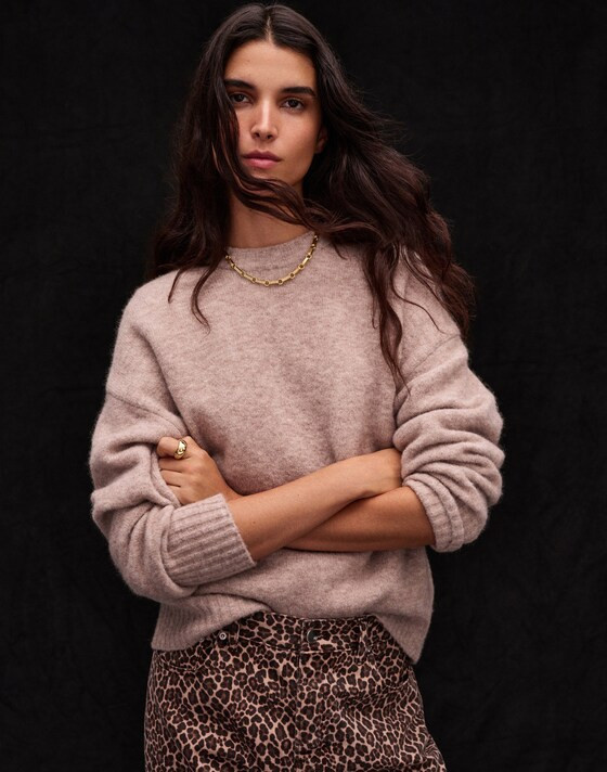 CloudSoft Drop-Shoulder Crewneck Sweater | Madewell