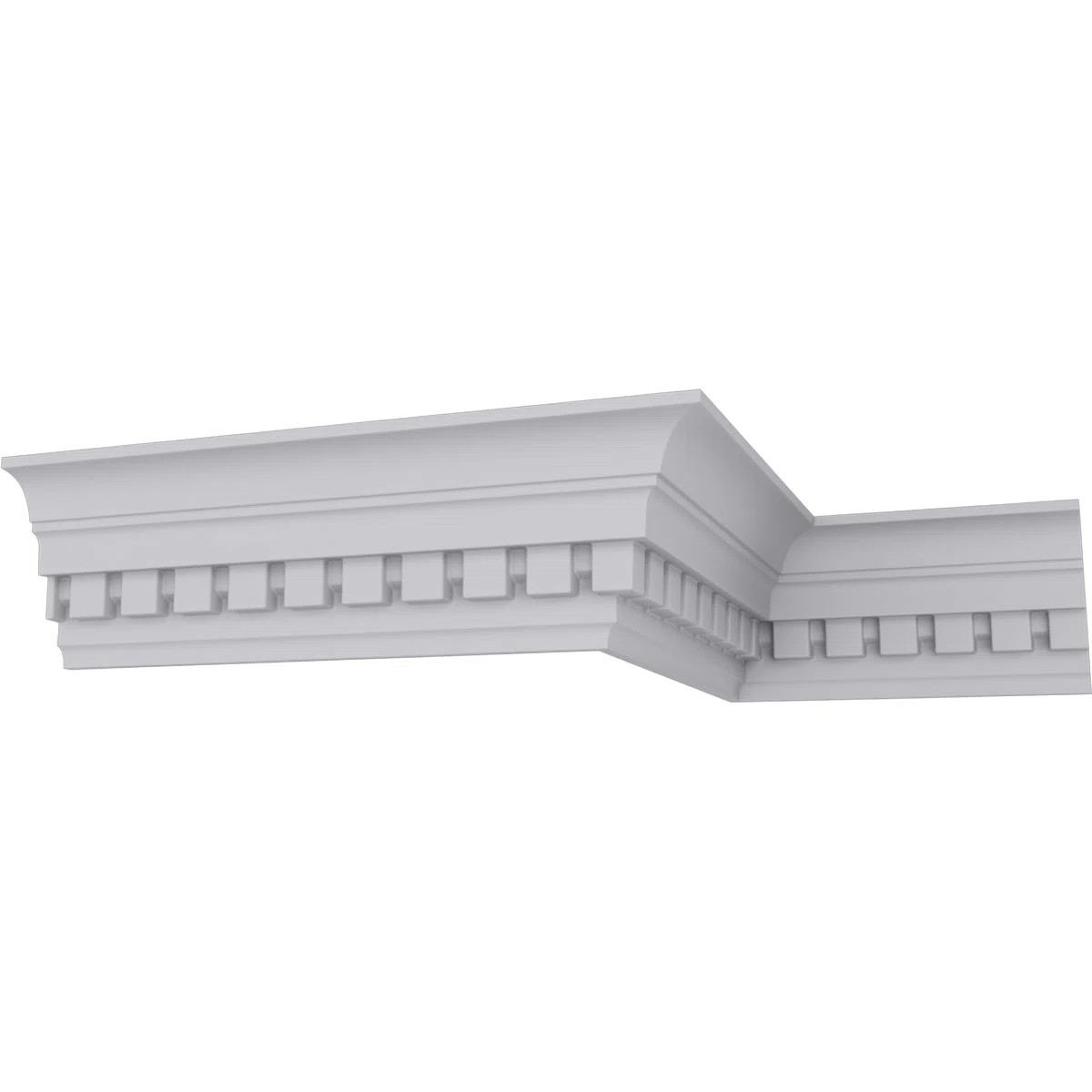 Ekena Millwork 3"H x 2"P x 3 5/8"F x 94 1/2"L Dentil Crown Moulding & Reviews | Wayfair | Wayfair North America