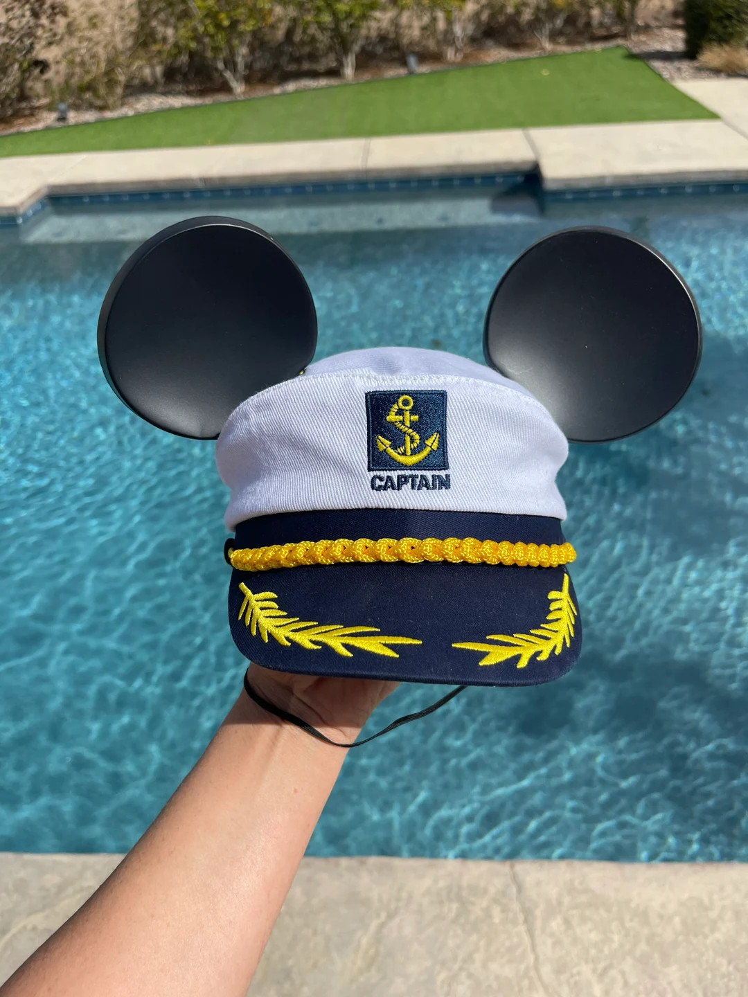 Childs Mickey Captain Hat - Etsy | Etsy (US)