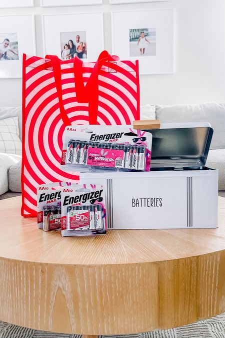 #ad Restocking and replenishing my home is at the top of my to-do list as I start the new year. After Christmas and birthday gifts we are usually wiped out on batteries so I headed to Target to stock up on @Energizer Max. When it comes to powering up my home I rely on Energizer for quality I can trust and long lasting power. 

Shop Energizer at @Target in-store or online! Linking these in stories! 
#Energizer #Target #TargetPartner


#LTKfamily #LTKkids #LTKhome
