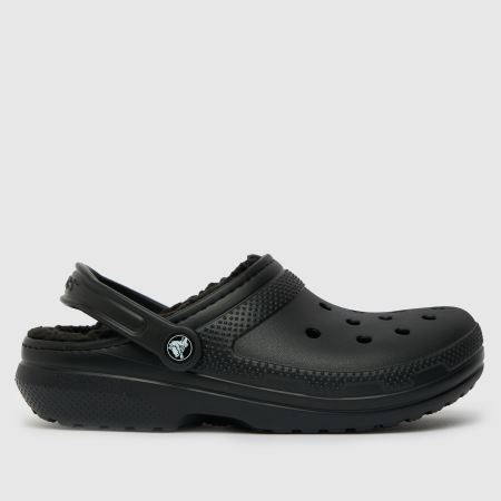 Womens Black Crocs Classic Lined Clog Sandals | schuh | Schuh