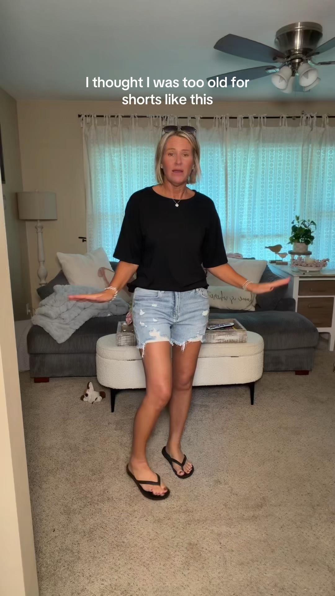 The stretchy denim shorts I can wear all summer! The are so stretchy and easy to wear! 

These are the denim shorts I grab when I want to be comfortable but still look put together. Stretchy, soft, and not stiff like traditional denim.

Searchable words:

stretchy denim shorts | comfortable shorts | casual summer outfit | everyday outfit | denim shorts outfit | flattering shorts | mom style | over 40 fashion | casual chic | weekend outfit | easy outfit idea

Wearing size small

#LTKootd #LTKSaleAlert #LTKOver40