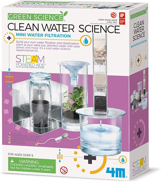 4M Clean Water Science - Climate Change, Global Warming, Lab - STEM Toys Educational Gift for Kid... | Amazon (US)