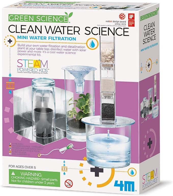 4M Clean Water Science - Climate Change, Global Warming, Lab - STEM Toys Educational Gift for Kid... | Amazon (US)