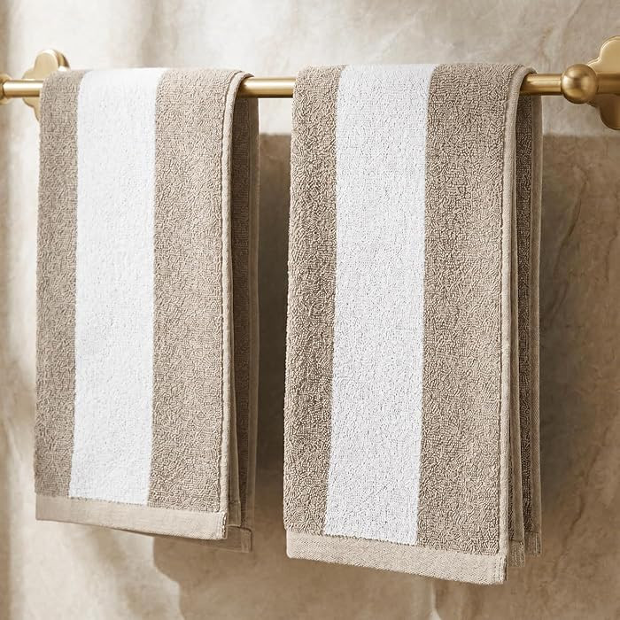 KIBAGA Decorative Hand Towels for Your Bathroom Or Kitchen \u2013 Luxurious Set of 2 Soft Boho Co... | Amazon (US)