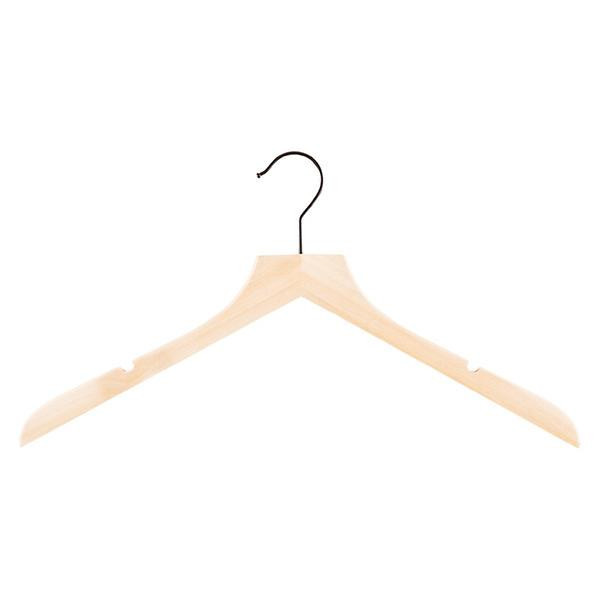 Wooden Shirt Hanger Lotus Pkg/6 | The Container Store