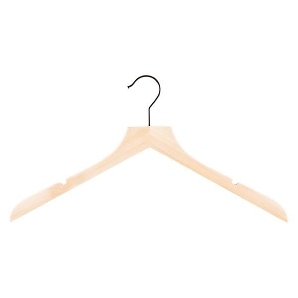 Wooden Shirt Hanger Lotus Pkg/6 | The Container Store