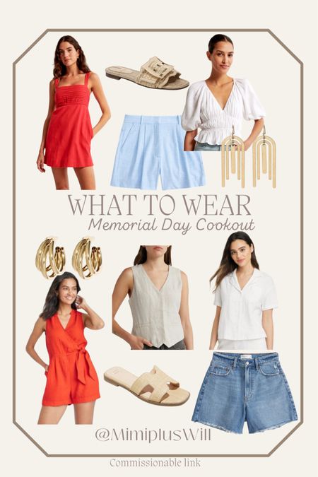 Memorial Day cookout looks! 

Memorial Day | summer | cookout | shorts | summer outfit | casual outfit | petite friendly 

#LTKSaleAlert #LTKGiftGuide #LTKFindsUnder100