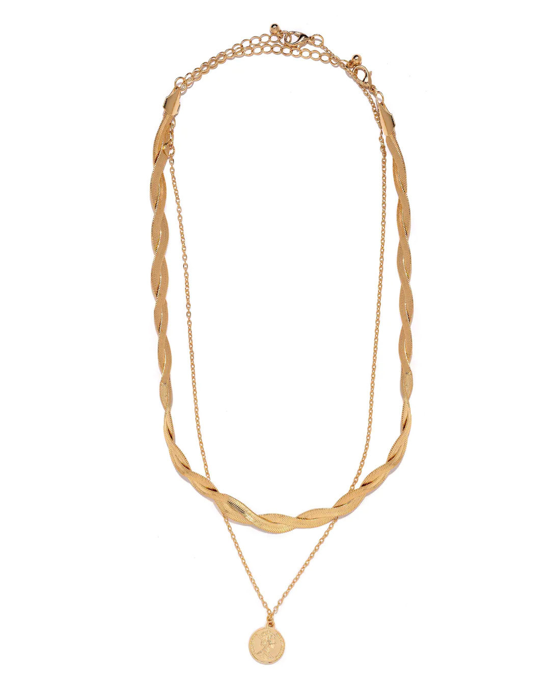 Barbara Layered Coin Necklace - Gold | VICI