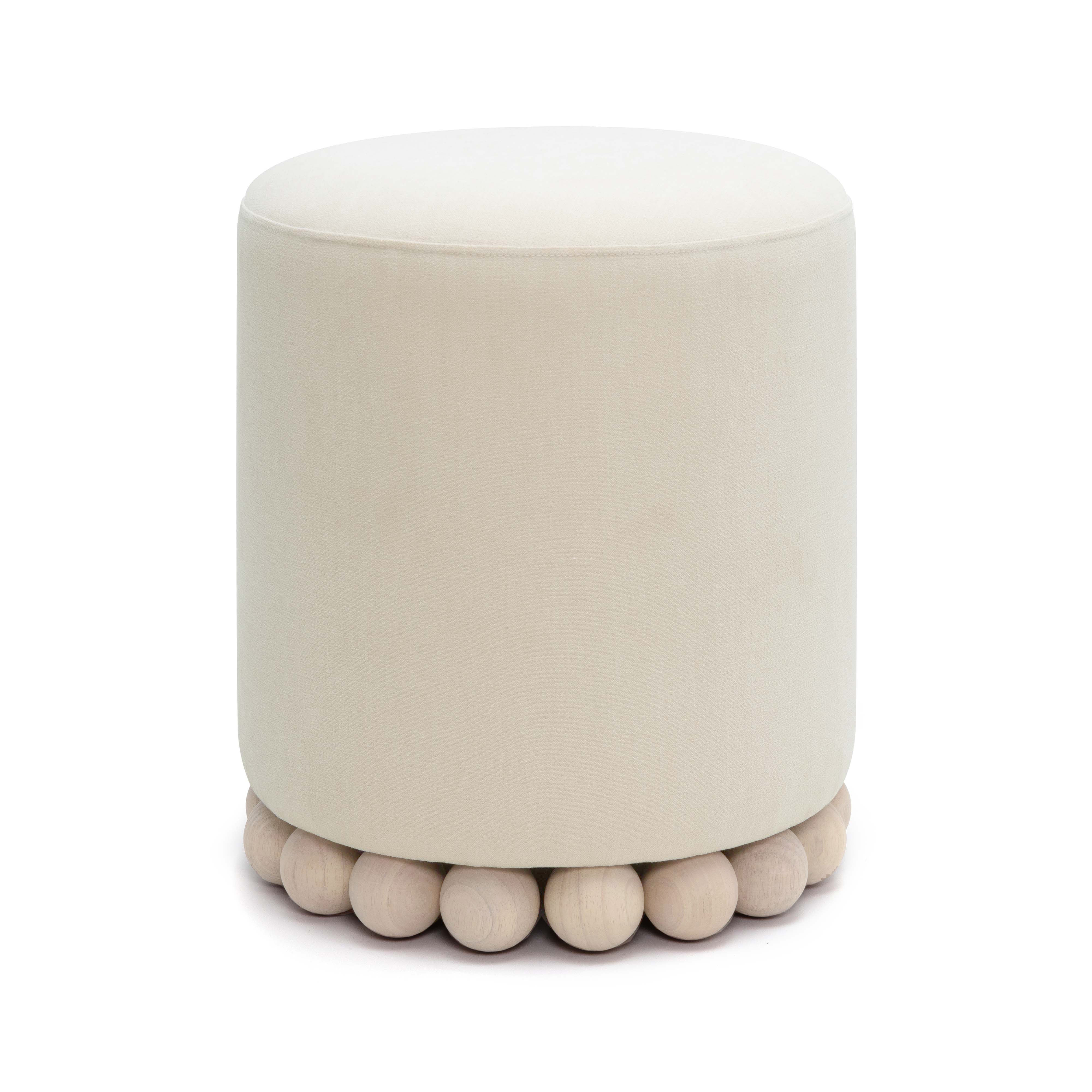 Dex Upcycled Performance Fabric Ottoman | TOV Furniture