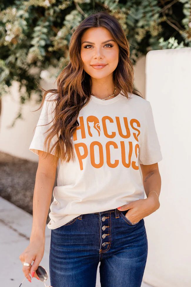 Hocus Pocus Cream Graphic Tee | The Pink Lily Boutique