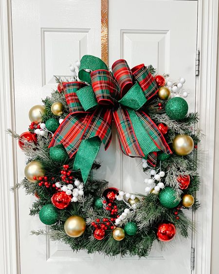 This Christmas wreath is great for the front door. I’ve linked all the supplies I used to create it! 

#LTKSeasonal #LTKHoliday #LTKhome