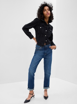 Mid Rise Slim Boyfriend Jeans | Gap Factory