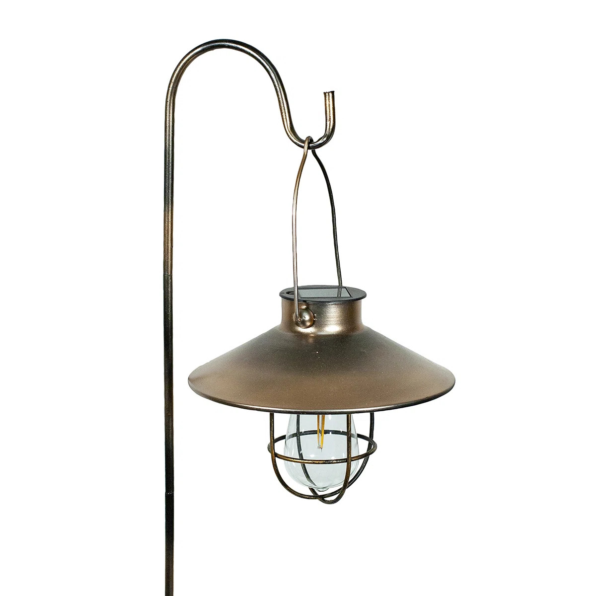 8.25'' Solar Powered Integrated LED Outdoor Hanging Light (Set of 2) | Wayfair North America