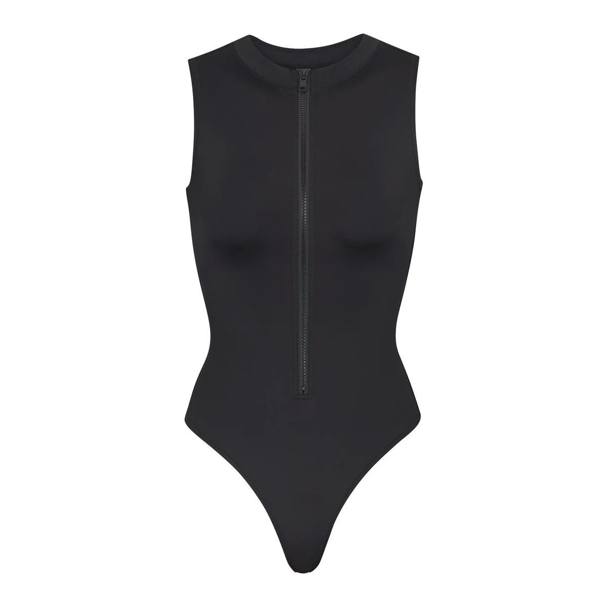 SWIM ZIP FRONT SLEEVELESS ONE PIECE | SKIMS (US)