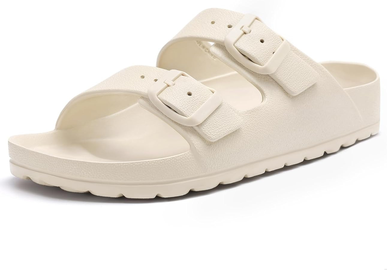 KIDMI Women's Comfortable EVA Sandals with Medium Arch Support, Adjustable Buckle Summer Beach Sl... | Amazon (US)