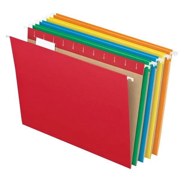 Pendaflex Recycled Hanging Folders, Assorted, Letter Size, 5-Tab, 25 per Box | Walmart (US)
