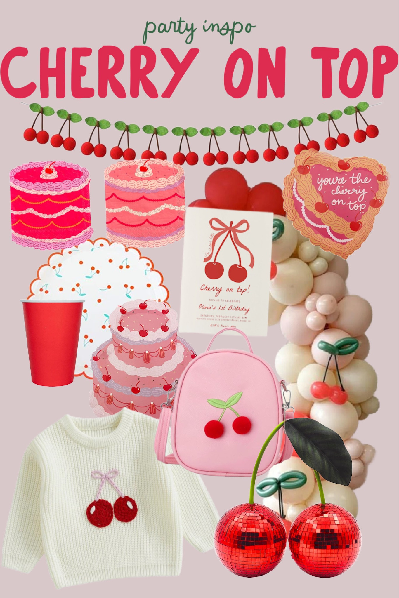 Cherry 🍒 on Top birthday party inspo ✨✨✨

#LTKParties #LTKHome #LTKKids